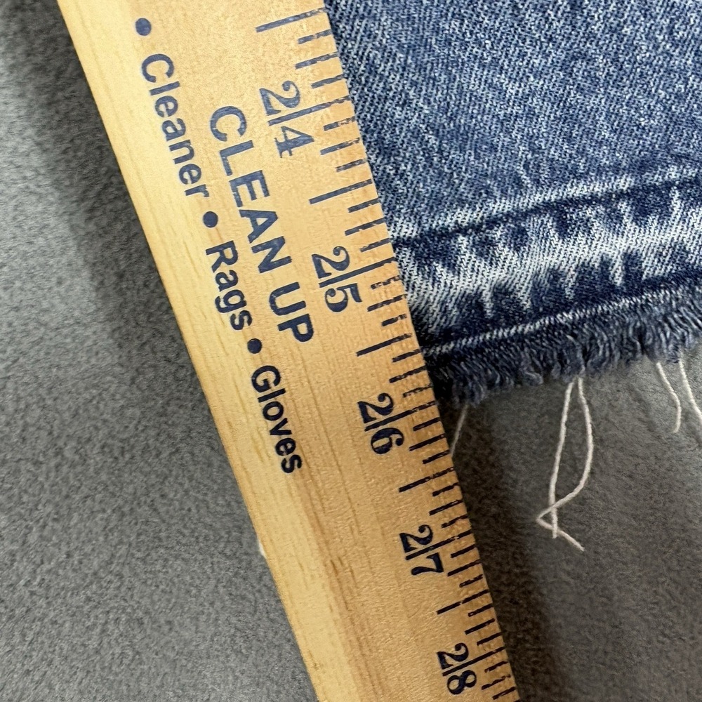 J. Crew Factory Mid Blue Wide-Leg Cropped Jeans - Picture 10 of 10